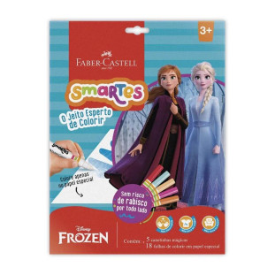 Kit De Colorir Frozen Smartes Faber-Castell