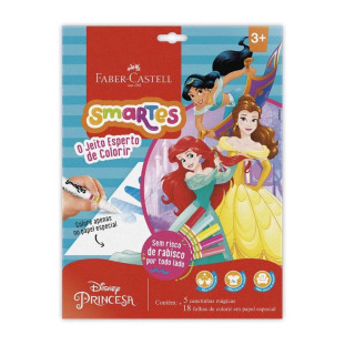 Kit De Colorir Princesas Smartes Faber-Castell