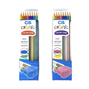 Lápis de Cor Cis Criatic Color Case Com 12 Cores