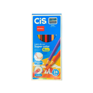 Lápis de Cor Cis Super Color 24 Cores