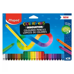 Lápis De Cor Infinito Maped Colorpeps Infinity 24 Cores