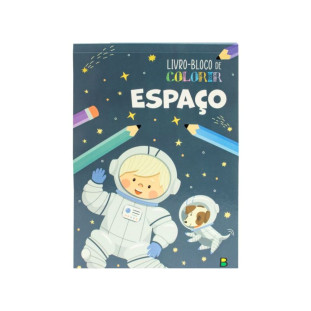 Livro Bloco Para Colorir Espaço Todolivro