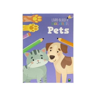 Livro Bloco Para Colorir Pets Todolivro