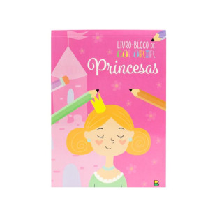 Livro Bloco Para Colorir Princesas Todolivro