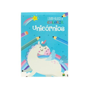 Livro Bloco Para Colorir Unicórnios Todolivro