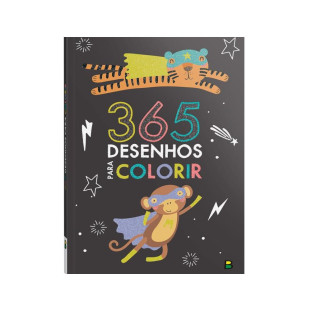 Livro Para Colorir 365 Desenhos Preto Todolivro