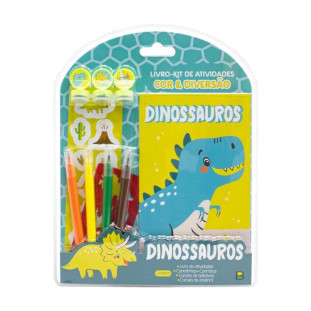Livro Para Colorir Atividades Dinossauros