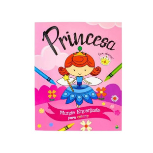 Livro Para Colorir Mundo Encantado Princesas