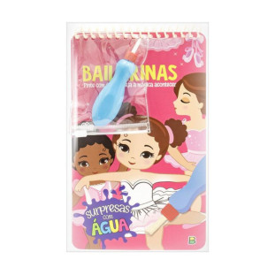 Livro Para Colorir Surpresas Com Água Bailarinas