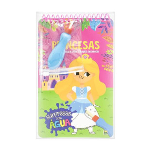 Livro Para Colorir Surpresas Com Água Princesas