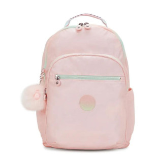 Mochila Kipling Seoul College Blush Met 32L