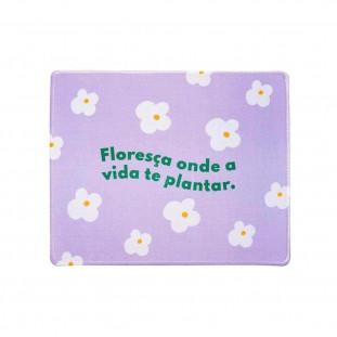 Mouse Pad Positive Vibes Flores Blister c/1 un - LeoArte