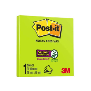 Post-it Colorido Adesivo Limaede 76x76mm 90 Folhas