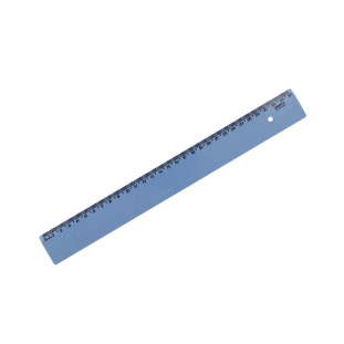 Régua de 30cm New Line Azul Pastel - Waleu