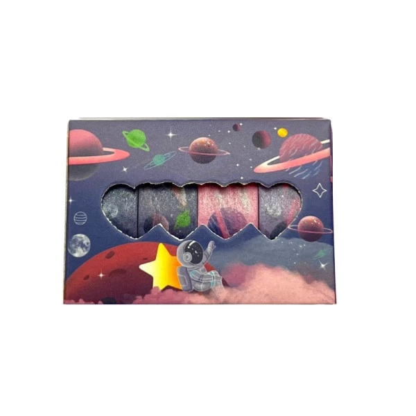 Washi Tape Planet Rabbit Astronauta Saturno Rosa