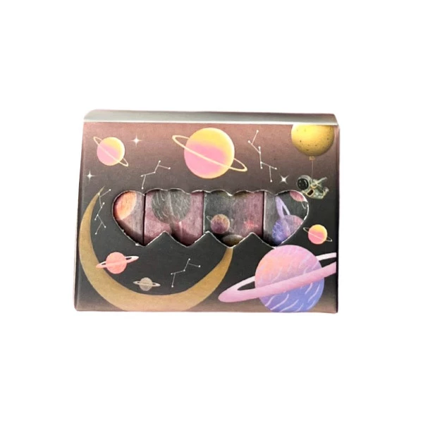 Washi Tape Planet Rabbit Astronauta Saturno