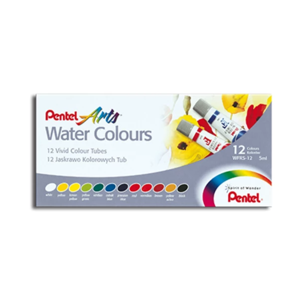 Aquarela Pentel 12 Cores à Base de Água Pentel Arts