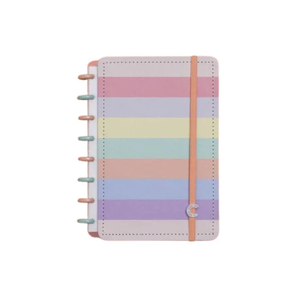 Caderno Inteligente A5 Arco-Iris Pastel