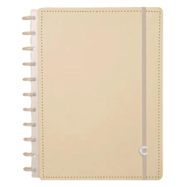 Caderno Inteligente Grande Amarelo Pastel