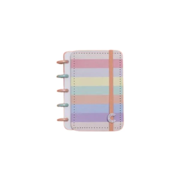 Caderno Inteligente Inteligine Arco-Iris Pastel