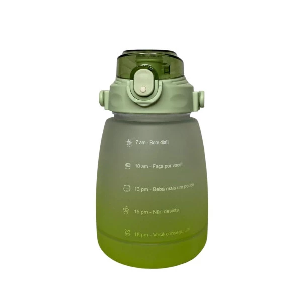 Garrafa de água 1400ml Verde Tie Dye