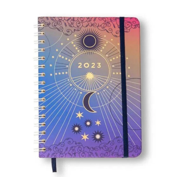 Agenda Planner Wire-o 2023 Astral Semanal Notas A5 Astral