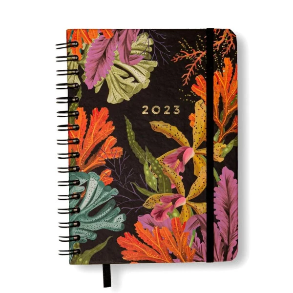 Planner Wire-O 2023 Cícero Oceano Semanal Notas A5 Profundo