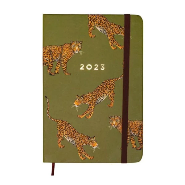 Agenda Planner 2023 Onça Verde Semanal Anotações 14x21 Cicero
