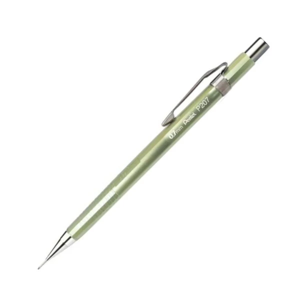 Lapiseira Pentel 0.7 Sharp P207 Verde Metálico