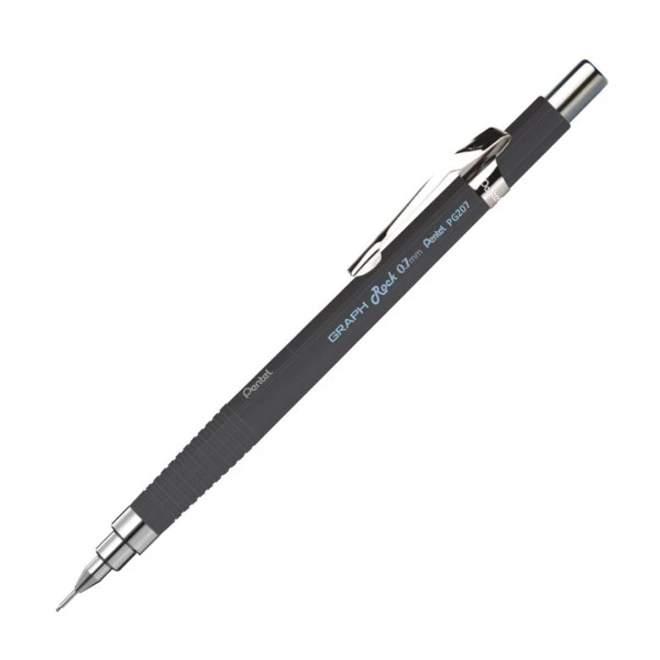 Lapiseira Pentel 0.7 Graph Rock P207 Cinza