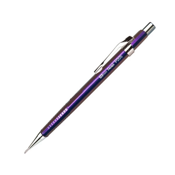 Lapiseira Pentel 0.5mm Sharp P200 Hybrid Marrom e Violeta