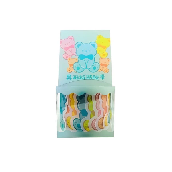 Adesivo Kawaii Em Rolo Washi Tape Ursos