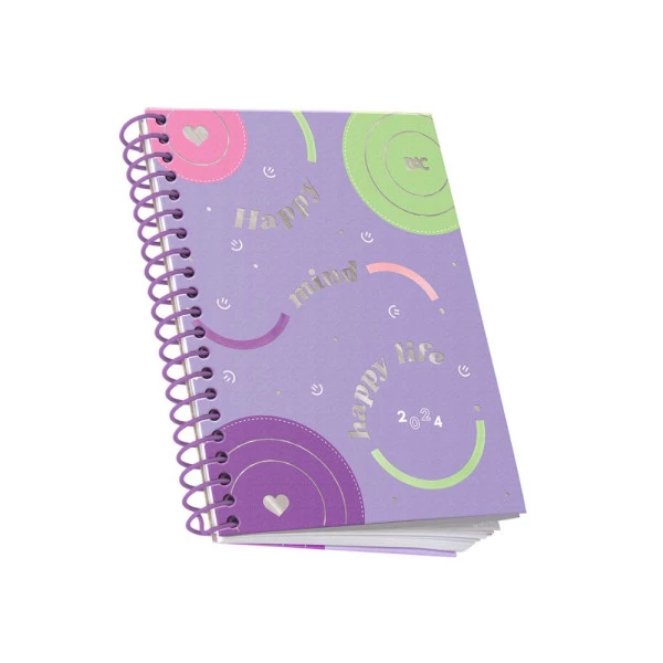 Agenda Diária 2024 DAC Espiral Pop 134x190mm