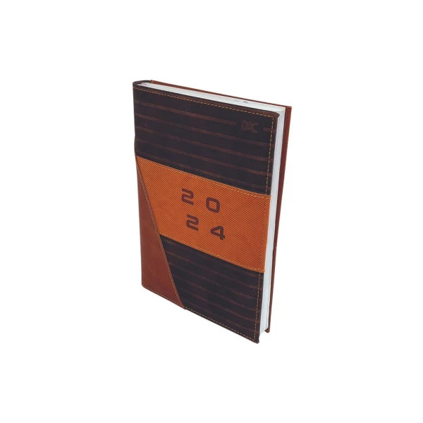 Agenda Diária 2024 DAC Marrom Mini 102x139mm