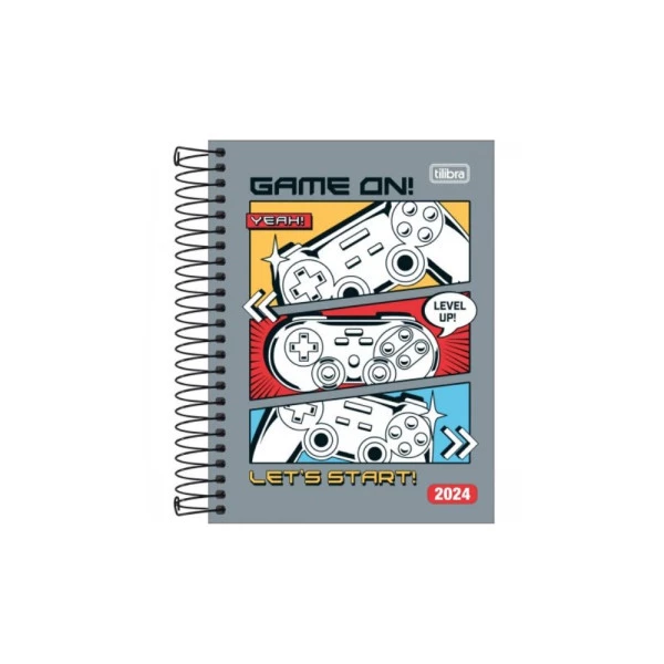 Agenda Diária 2024 Tilibra D+ Masculino Let's Start 117x164mm