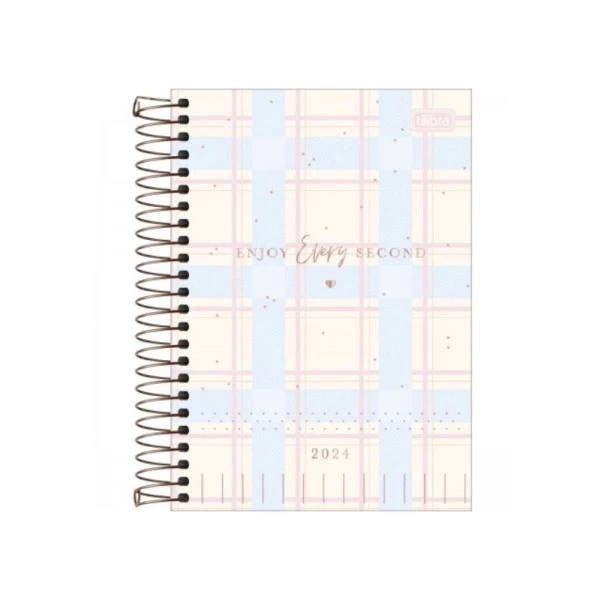Agenda Diária 2024 Tilibra Soho Quadrados 14x20cm