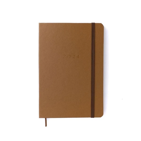 Agenda Planner 2024 Cicero Clássica Caramelo 14x21