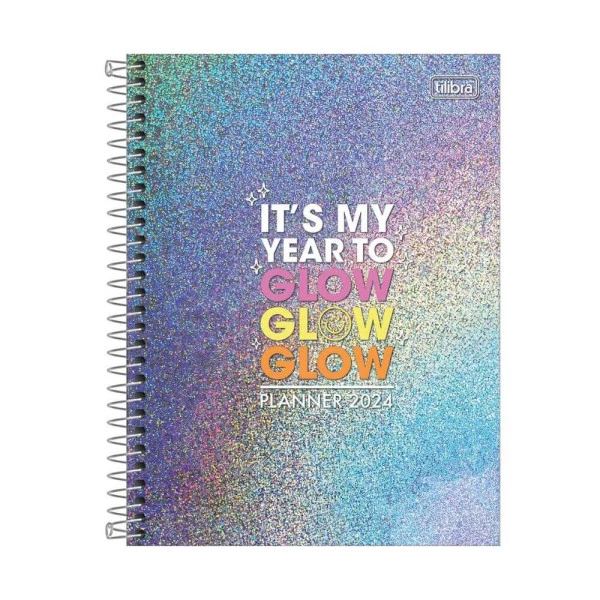 Agenda Planner 2024 Tilibra Glow My Year 177x240mm