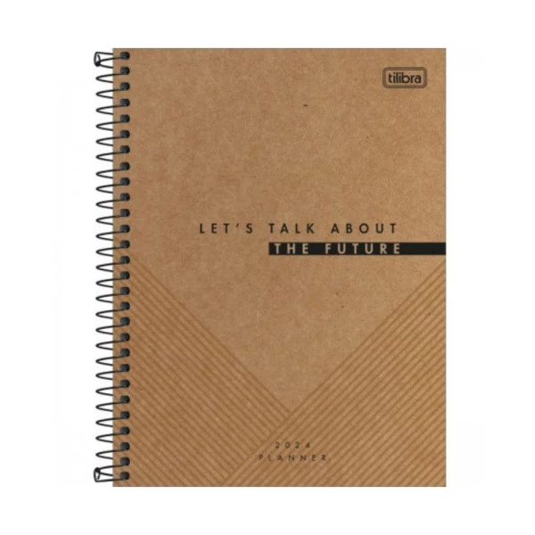 Agenda Planner 2024 Tilibra Kraftwork The Future 177x240mm