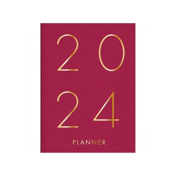 Agenda Planner 2024 Tilibra Lume Rosa 135x192mm