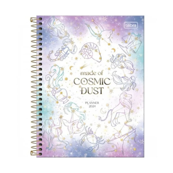 Agenda Planner 2024 Tilibra Magic Cosmic 177x240mm