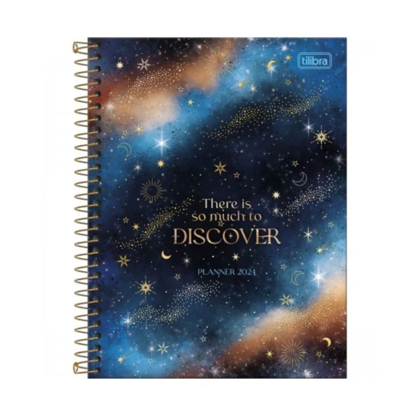 Agenda Planner 2024 Tilibra Magic Discover 177x240mm