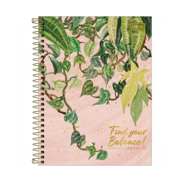 Agenda Planner 2024 Tilibra Naturalis Balance 177x240mm