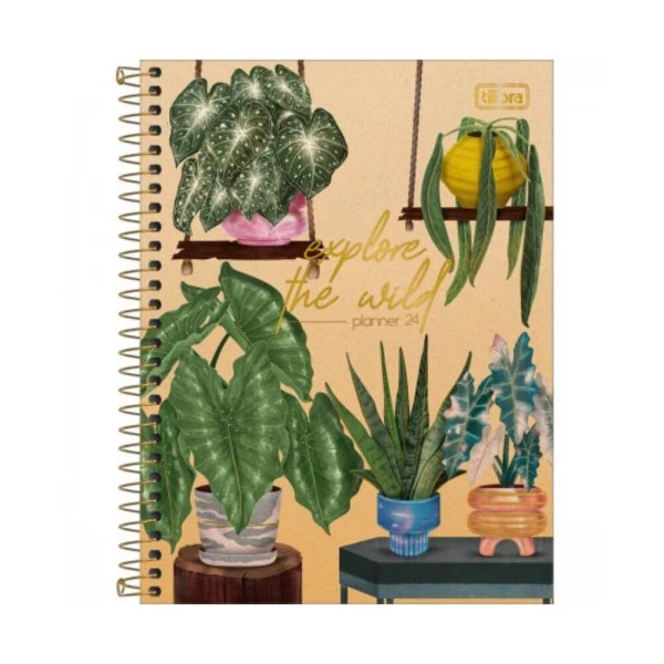 Agenda Planner 2024 Tilibra Naturalis Explore 177x240mm