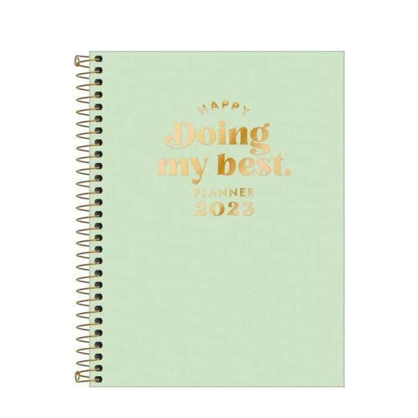 Agenda Planner 2023 Espiral Happy Verde Tilibra