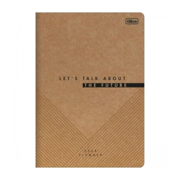 Agenda Planner Mensal 2024 Grampeado Tilibra Kraftwork The Future