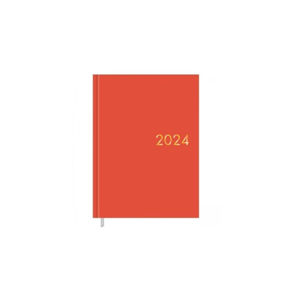 Agenda Semanal 2024 De Bolso Tilibra Napoli Laranja 103x146mm