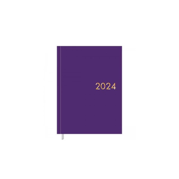 Agenda Semanal 2024 De Bolso Tilibra Napoli Roxo 103x146mm