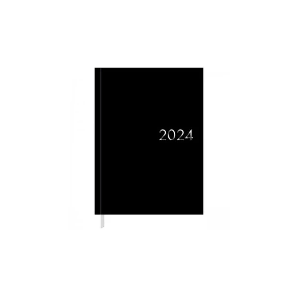 Agenda Semanal 2024 De Bolso Tilibra Napoli Preto 103x146mm