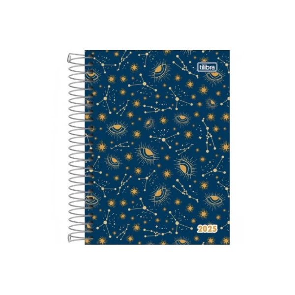 Agenda Diária 2025 Espiral Tilibra Pepper Astros 117mm x 164mm